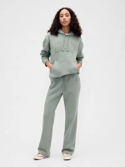 Gap Factory Gap Logo Straight Sweatpants In Gray