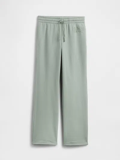 Gap Factory Gap Logo Straight Sweatpants In Gray