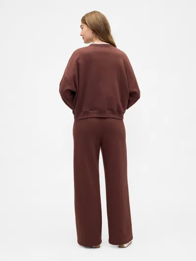 Gap Factory Relaxed Straight-leg Sweatpants In Brown
