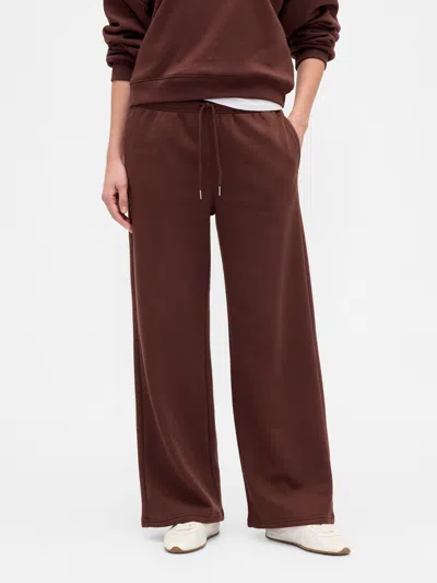 Gap Factory Relaxed Straight-leg Sweatpants In Brown