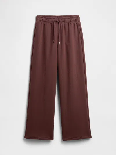 Gap Factory Relaxed Straight-leg Sweatpants In Brown