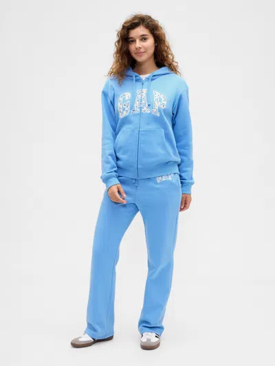 Gap Factory Gap Logo Straight Sweatpants In Blue