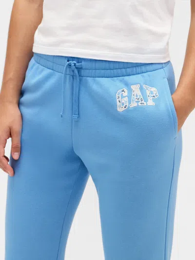 Gap Factory Gap Logo Straight Sweatpants In Blue