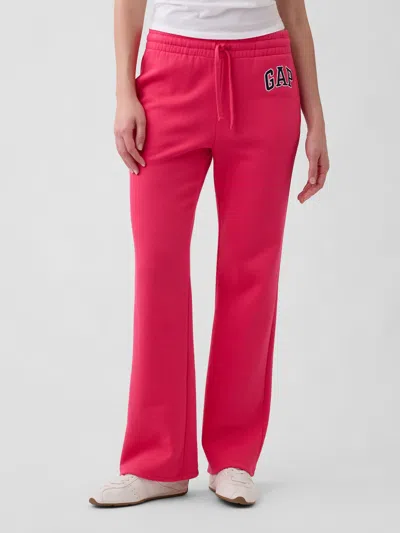 Gap Factory Gap Logo Straight Sweatpants In Pink