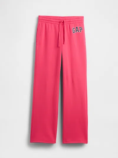 Gap Factory Gap Logo Straight Sweatpants In Pink