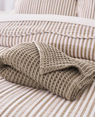 Levtex Martha Stripe Reversible 2-pc. Quilt Set, Twin/twin Xl In Brown