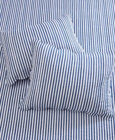 Levtex Martha Stripe Reversible 2-pc. Quilt Set, Twin/twin Xl In Blue