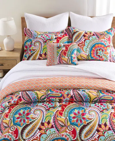 Levtex Home Rhapsody Reversible 2-pc. Duvet Cover Set, Twin In Multi