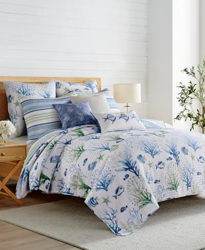 Levtex Home Harbor Bay Reversible 2-pc. Quilt Set, Twin/twin Xl In Blue