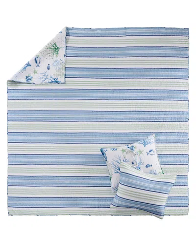 Levtex Home Harbor Bay Reversible 3-pc. Quilt Set, King/california King In Blue