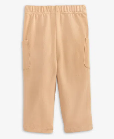 First Impressions Baby Boys Cargo Straight-leg Pants, Macy's Exclusive In Orange
