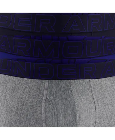 Under Armour Performance Tech 3-pack Boxer Briefs In Blue