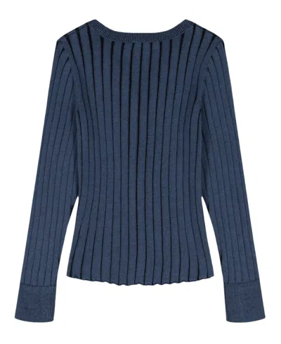 Calvin Klein Girls 7-16 Cardigan Sweater In Blue