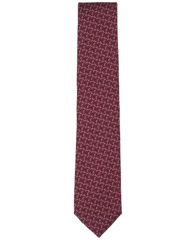 Perry Ellis Portfolio Men's Delson Geometric Tie In Red