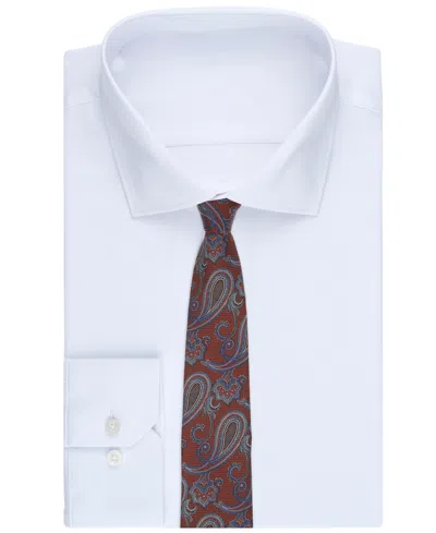 Perry Ellis Portfolio Men's Emmett Mini Pattern Tie In Brown