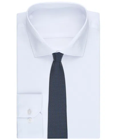 Perry Ellis Portfolio Men's Emmett Mini Pattern Tie In Blue