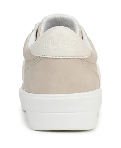 Ryka Women's Viv Next Court Lace Up Inspired Sneakers In Neutral
