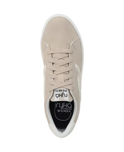Ryka Women's Viv Next Court Lace Up Inspired Sneakers In Neutral