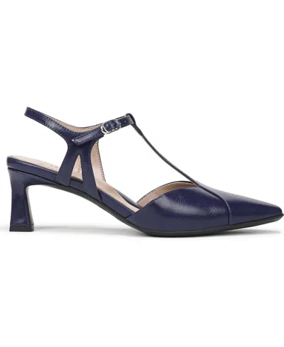 Naturalizer Torin T-strap Heel In Blue