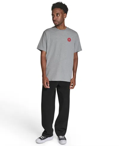 Converse Men's Coca Cola Logo Pull-on T-shirt In Gray