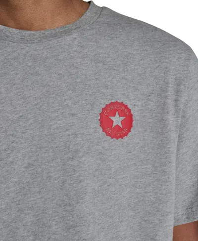 Converse Men's Coca Cola Logo Pull-on T-shirt In Gray