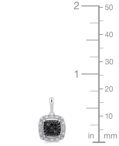 Marsala 2-piece Diamond Earrings And Pendant Necklace Set (1/4 Ct. T.w.) In Sterling Silver In Metallic