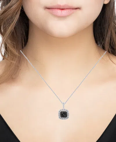 Marsala 2-piece Diamond Earrings And Pendant Necklace Set (1/4 Ct. T.w.) In Sterling Silver In Metallic