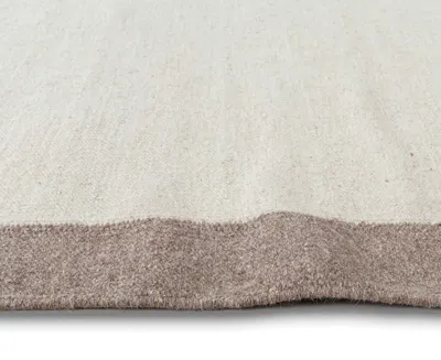 Obeetee Nu Maison Soft Border 8'10"x10' Area Rug In Brown