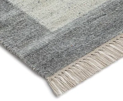 Obeetee Nu Maison Soft Border 3'x5' Area Rug In Blue