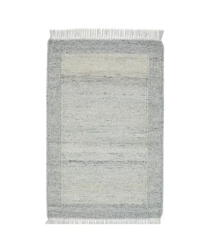 Obeetee Nu Maison Soft Border 2'x3' Area Rug In Blue