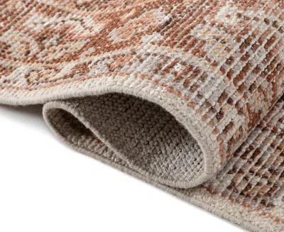 Obeetee Palace Farzana 2'6"x8' Runner Area Rug In Brown