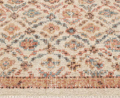 Obeetee Palace Trellis 3'x5' Area Rug In Brown