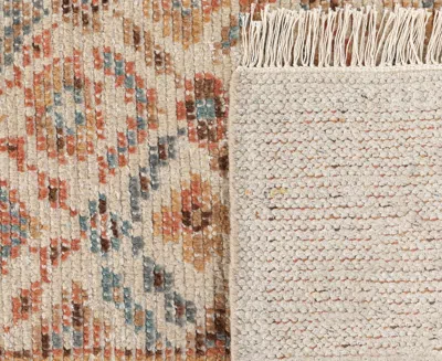 Obeetee Palace Trellis 8'10"x10' Area Rug In Brown