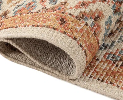 Obeetee Palace Trellis 2'x3' Area Rug In Brown