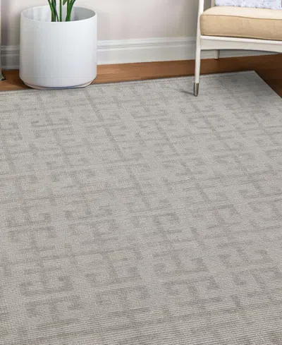 Obeetee Sienna Row 2'x3' Area Rug In Gray
