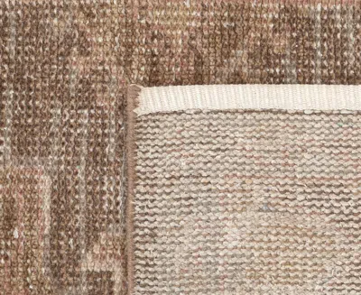 Obeetee Tuscany Zaynab 2'6"x8' Runner Area Rug In Brown