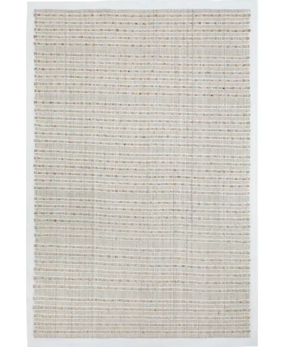 Obeetee Sona Textured 2'x3' Area Rug In White
