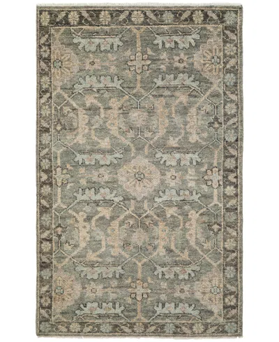 Obeetee Shirin Dahlia 5'x8' Area Rug In Gray
