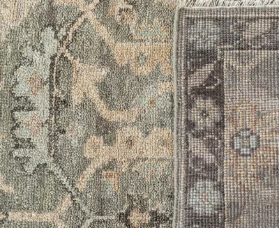 Obeetee Shirin Dahlia 5'x8' Area Rug In Gray