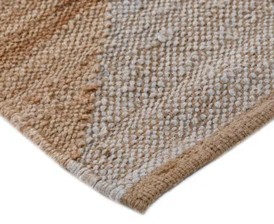 Obeetee Sona Mabel 7'9"x9'9" Area Rug In Brown