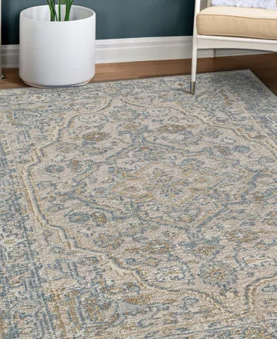 Obeetee Shirin Vega 7'9"x9'9" Area Rug In Brown