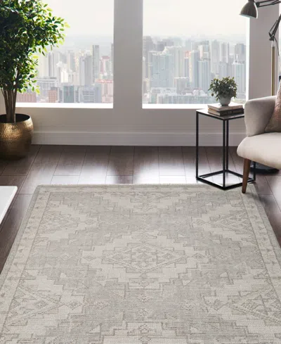 Obeetee Palace Whitley 7'9"x9'9" Area Rug In Brown