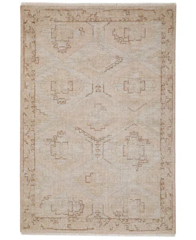 Obeetee Shirin Kara 7'9"x9'9" Area Rug In Neutral