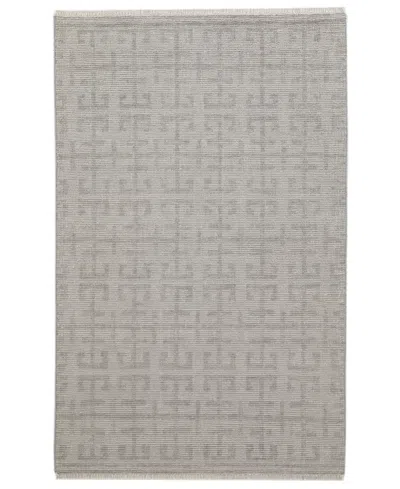 Obeetee Sienna Row Area Rug,7'9x9'9 In Gray