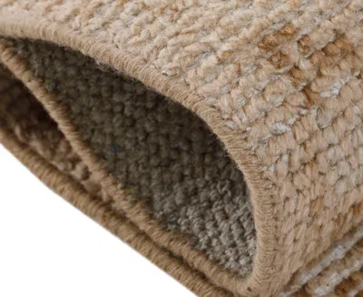 Obeetee Shirin Kara 7'9"x9'9" Area Rug In Neutral