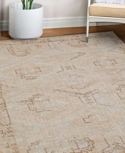 Obeetee Shirin Kara 7'9"x9'9" Area Rug In Neutral