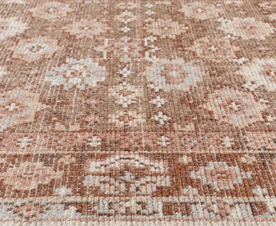 Obeetee Palace Farzana Area Rug,7'9x9'9 In Brown