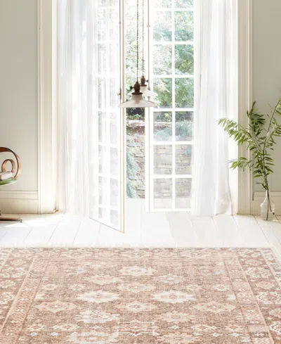 Obeetee Palace Farzana Area Rug,7'9x9'9 In Brown