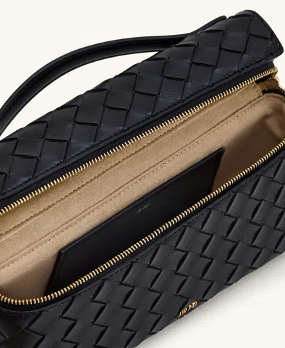 Jw Pei Thea Weave Top Handle In Black