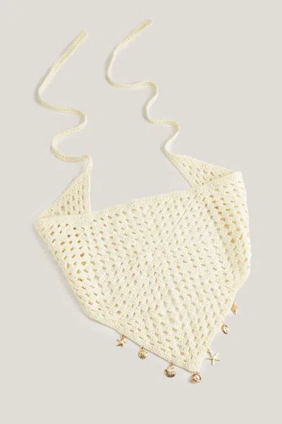 Cupshe Waves & Wonders Beige Scarf In Gray